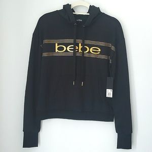 BEBE Sport Logo print Hoodie Black
